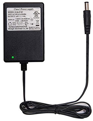 6 Volt Battery Charger, 6V Kids Ride On Car Charger for Kid Trax Ride-Ons SUV Battery Supply by Power Adapter