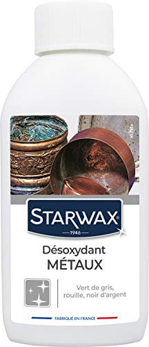 STARWAX Décapant Désoxydant pour Métaux - 250ml - Idéal pour Éliminer les Fortes Traces d'Oxydation