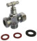 SOMATHERM FOR YOU, Robinet de WC 3 voies chromé pour raccordement WC et douchette, kit complet avec accessoires, joints inclus, étanchéité garantie, idéal pour installation facile