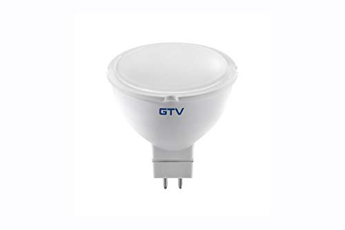 GTV LED Leuchtmittel MR16 6,0W 540lm 3000K Warmweiß 12V DC 120° Abstrahlwinkel Niedervolt Reflektor