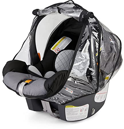 Baby & Beyond's Car Seat Rain Cover, Universal Car Seat Rain and Weather Shield, Raincover Features Quick-Access Zipper Door and Side Ventilation