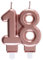 Santex Hochzeitskerze 18 Jahre, Rosegold