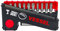 VESSEL Set mit 10 Torsions-Schlagkugelgewindetrieben + Bithalter