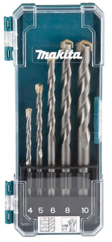 Makita D-72877 - Set di 5 punte per trapano TCT