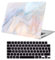 BYCeKe Compatible for MacBook Pro 16 inch Case 2024 2023 2022 2021 M4 M3 M2 M1 A3403 A3186 A2991 A2780 A2485 Pro Max, Plastic Hard Shell Case Slim Protective Cover & Keyboard Skin, Marble