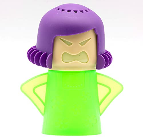 Microwave Oven Cleaner Tool, Microwave Steam Cleaner Angry Mom, Steamer Cleaning with Vinegar and Water, Angry Mama Microwave Oven Cleaner for Kitchen Office Chemical Free, Steams From Head