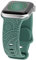 TOYOUTHS Floral Gravierte Armband Kompatibel mit Apple Watch Armband 41/40/38/42mm, Frauen Blume Fancy Cute Design Weich Silikon Sport Solo Loop Armbänder für iWatch 10/9/8/7/6/5/4/3/SE, Grün