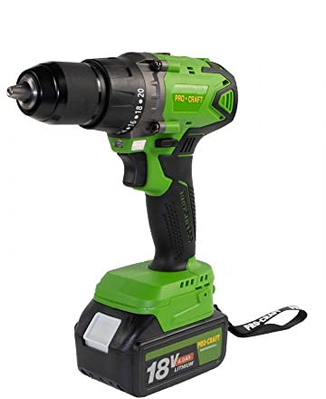 Procraft PA18BL Akku Schlagbohrschrauber 20 V 50 Nm Brushless + 2x Akku 4,0 Ah + Ladegerät + Koffer