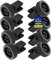 8 Pezzi Rotelle Lavastoviglie per Cestello Superiore Ø 25 mm con Codice Originale 5028696700/0 50286967000 5028696700 per AEG per Electrolux per Juno per Zanker per Zanussi - MONTERAL
