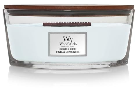 Duftkerze Woodwick Magnolia Birch Ellipse 453,6g
