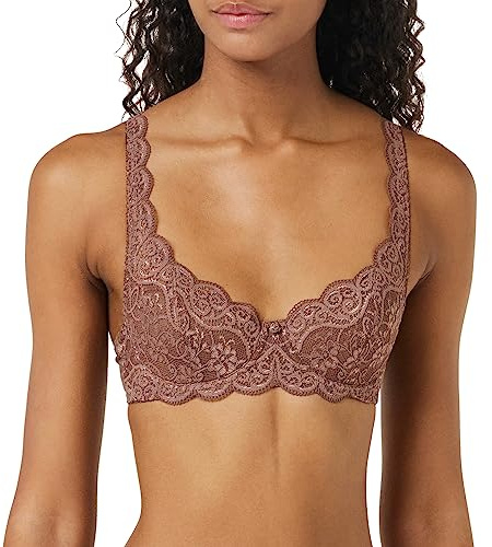 Triumph Women's Amourette 300 WHP X, Wired Padded Bra, COCOA SUGAR