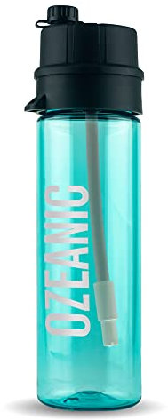Ozeanic - EcoBottle 2.0 | Botella Purificadora de agua Reutilizable. Elimina virus y bacterias | Ozonizador de agua | Generador de ozono |Botella de Agua Deporte | 600 ML NUEVO MODELO