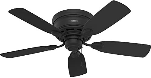 Hunter Fan Company 52392 Deckenventilator, niedriges Profil, mattschwarz