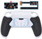 eXtremeRate Programmierbar RISE4 Remap Kit für ps5 Controller BDM-010/020,Remap Board&Rückplate Gehäuse/Case&Back Paddles Rücktasten für ps5-Schwarz& Weiß Paddles