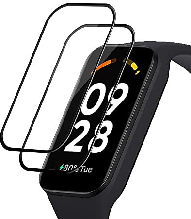 SeNool Pellicola Protettiva Compatibile con Xiaomi Redmi Smart Band 2 [2 Pack], [3D Copertura Totale, Alta Definizione] Protezione Schermo Compatibile con Xiaomi Redmi Smart Band 2