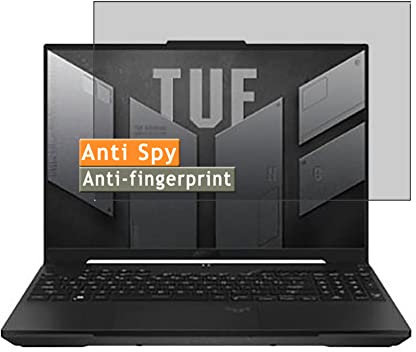 Vaxson Anti Spy Schutzfolie, kompatibel mit ASUS TUF Gaming A16 Advantage Edition FA617 FA617NS 16 laptop, Displayschutzfolie Privatsphäre Schützen Bildschirmschutz [nicht gehärtetem Glas ]