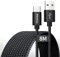 CLEEFUN 8m/26ft Extra Long USB C Cable, Durable Nylon Braided USB-A to Type-C Fast Charging Charger Cable Compatible With Samsung Galaxy Note,M oto,L G,Pixel,Switch and More USB C Smartphone, Tablet
