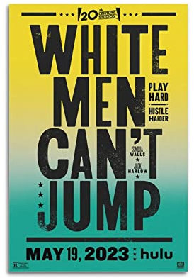 V BY N White Men Can't Jump Poster, Vintage-Kunst, Cover, Raumdekoration, ästhetische Schlafzimmerdekoration, Leinwand, Poster für Schlafzimmer, 30 x 45 cm, ohne Rahmen