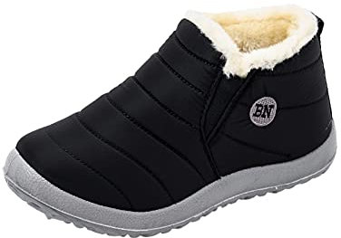 Stivali Alti Fucsia Fashion Stivali Stivaletti Stivali Estivi Donna Bassi Neri Stivali Pioggia Bambino Stivali di Gomma Sandali Donna con Tacco Alto Sexy Sneakers Oro Rosa per Le Donne Nero-A 7.99