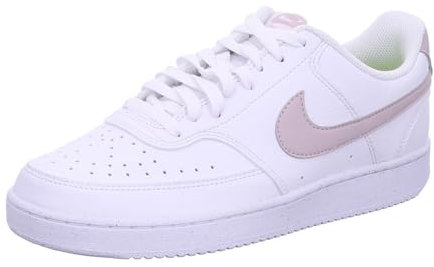 Nike Low Top Schuhe W Court Vision Lo Nn, White/Platinum Violet, DH3158-109, 36.5 EU (6 US)