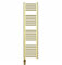 Myhomeware 300mm Wide Gold Electric Bathroom Towel Rail Radiator Heater With AF Thermostatic Electric Element UK Pre-Filled (300 x 1200 mm (h))