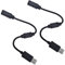 BDQQ Ersatz-USB-Breakaway-Kabel für Logitech G920 Driving Force Xbox, schnelle Datenübertragung, integrierter Anti-Interferenz-Ring (2 Stück)