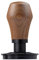 Normcore Espresso-Kaffee-Tamper V4, federbelasteter Tamper mit Titan-PVD-Beschichtung, flacher Boden, Ersatzfedern, Griff aus echtem amerikanischem Walnussholz, 58 mm