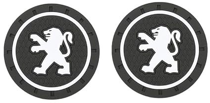 HJHYYHG 2 Pièces sous-Verres Voiture, pour Peugeot 508/508L 2019-2022 sous-Verres Antidérapant Porte-Gobelets Porte-Gobelet Accessoires Décoration