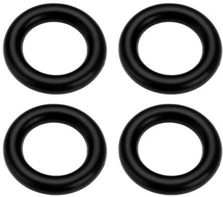 SG Store 4 guarnizioni in gomma per lavastoviglie MFI754131307 754131307 754131307 Guarnizione in gomma per lavastoviglie O-Ring 16 mm OD 10 mm ID 3 mm larghezza rondella di tenuta nera