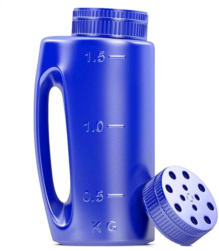Handstreuer – Saatstreuer Flasche | Grasfutter Aussaat Dünger Streuer
