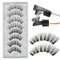Magnetische Wimpern - 2 Paare Wimpern Magnetisch - Wiederverwendbare Magnetische Wimpern Ohne Eyeliner - Magnetwimpern