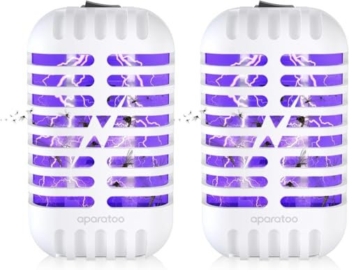 Mückenfalle Insektenvernichter 1000V Insektenvernichter Elektrischer 2 Pack Mückenschutz Steckdose UV-Insektenfalle Fliegenfalle Elektrisch Insekten Mückenfalle für Innen für Fliegen Motten bubbacare