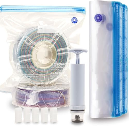 Vakuumbeutel Kit, 30 PCS Filament Beutel Vakuum Versiegelt, Staubdicht und Feuchtigkeitsbeständig für Trocken zu Halten (33x38CM)