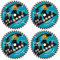 Disque à tronçonner pour bois EXFEIN 184mm 4pcs - Lame de scie circulaire compacte à dents en carbure 40T TCT, à usage général pour le cuttting dans le bois, le plastique et les matériaux composites