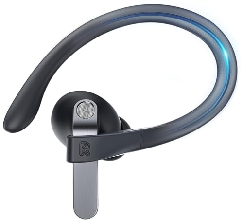 Gcioii Minnesöronkrokar i titanlegering för Samsung Galaxy Buds 4 Pro & Galaxy Buds 4 [med anti-förlorat band], halkfria sporttillbehör öronkrokar, bekväm passform (svart)