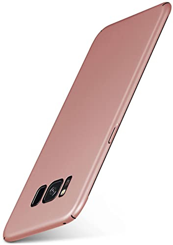 moex für Samsung Galaxy S8 Plus Hülle Ultra Dünn, Schutzhülle mit erhöhtem Kameraschutz, Slim Cover Hardcase Backcover, Dünnste Handyhülle Minimalistisch Alpha Case, Rosegold