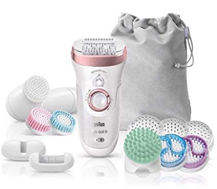 Braun 9-970 Silk-épil 9 SkinSpa SensoSmart 9/970 Epilierer, Kunststoff, rose