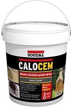 ADESIVO REFRATTARIO SOUDALCALOCEM 2,5KG COLORE GRIGIO
