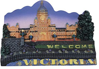 Victoria Canada 3D Kühlschrankmagnet Touristische Souvenirs Harz Magnetische Aufkleber Kühlschrankmagnet Home & Kitchen Dekoration aus China