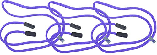 GoGrip Cordino per occhiali di qualità superiore (Viola x 3)