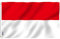 Anley Fly Breeze 3x5 Fuß Indonesien Flagge - Lebendige Farbe und UV-Lichtechtheit - Leinwandkopf und doppelt genäht - Indonesische Flaggen Polyester mit Messingösen 3 X 5 FT