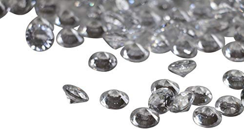 F&D 440 STK Deko Diamanten KLAR Acryl Diamant Tischdeko transparent Hochzeitsdeko Tischschmuck Dekosteine Tischdeko Tautropfen …