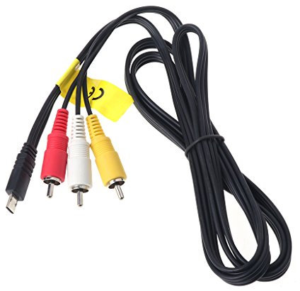 KERDEJAR AV Cable VMC-15MR2 RCA Terminal Cord for Sony Handycam Camcorder Digital Camera
