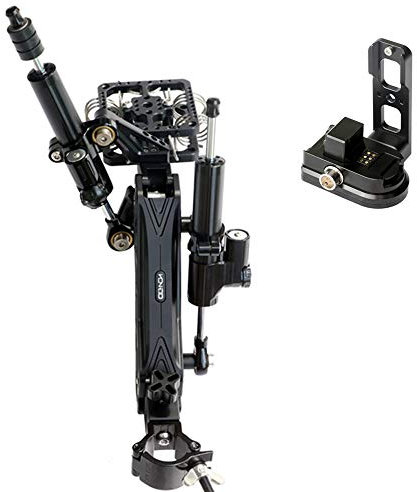 HONTOO Gimbal Shock Absorbing Arm Dampener with 2 Hydraulic Damper MAX Load 7kg FOR DJI RS3 RS2 SC2 Zhiyun Weebill For Car Mount Support Rig Vehicle Film (ARM with RS2 Power Baseplate)