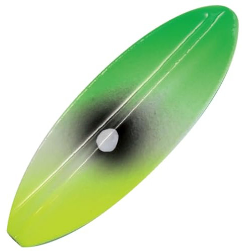 Paladin Inliner Blinker zum Forellenangeln Trout Tracker Style Durchlaufblinker 5g, Farbe:grün-gelb-weiß/grün-gelb