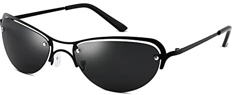 The Matrix Trinity Sonnenbrille für Damen, polarisierte Matrix-Kostümbrille, Schwarz