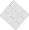 TSQZE Metallgitter Fotowand Wandgitter Fotogitter Wandgitter Regal DIY für Memo Hängen Fotos Bildern Kunst Postkarten Wanddekoration 20 * 20cm (Black-9PCS)