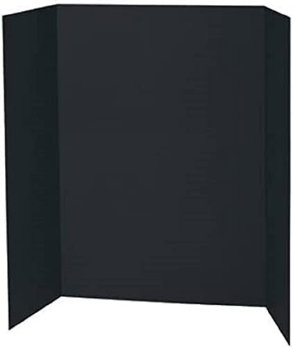 PROTECTAFILE Tableau de présentation pliable en mousse pour projecteur à trois volets Noir 840 x 594 mm (A1-A2) – Idéal pour présenter des œuvres d'art et des projets – Présentation pliable pour
