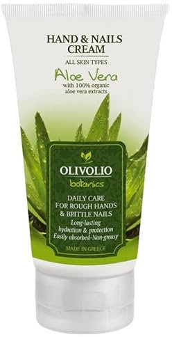 Olivolio botanics Handcreme mit 100% Bio Aloe Vera & 92% natürlichen Inhaltsstoffen - 150 ml