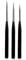 luoshaPUCY Nageldesign Pinsel, [3 Stücke] Nagel Art Liner Pinsel Professional Nailart Pinsel Fineliner für DIY Nail Art Salon Design (Schwarz)